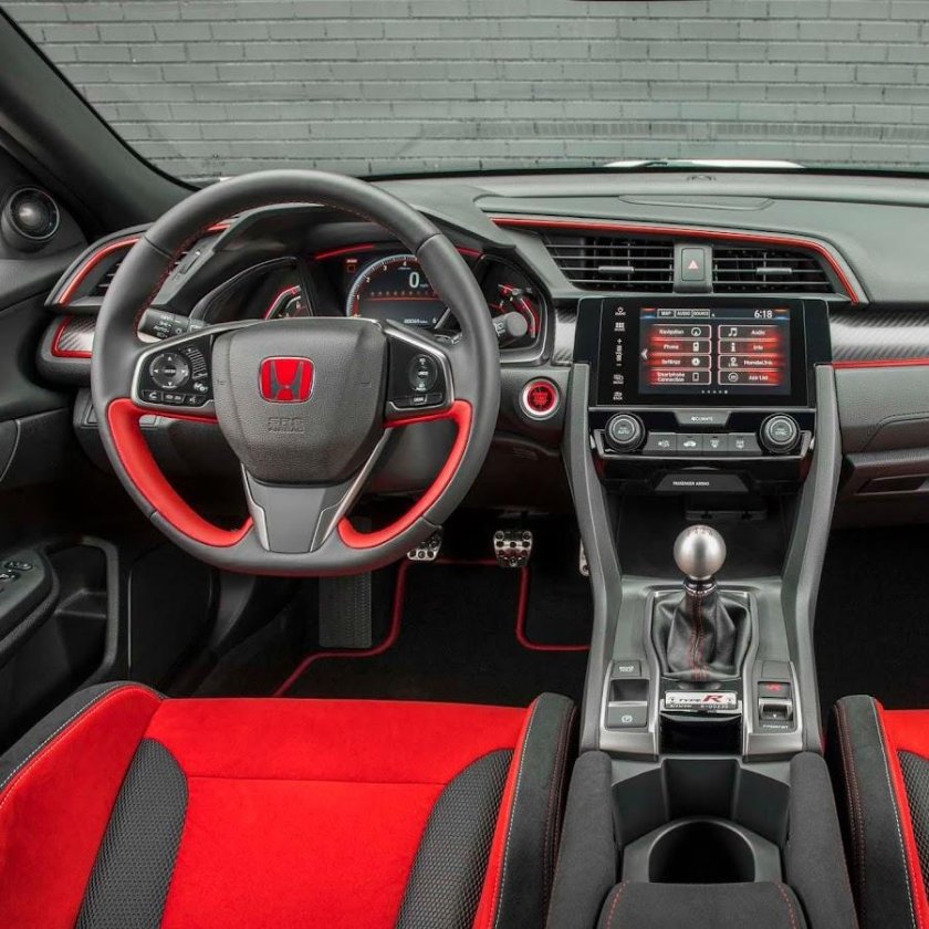 Honda Civic Type r 2017 салон