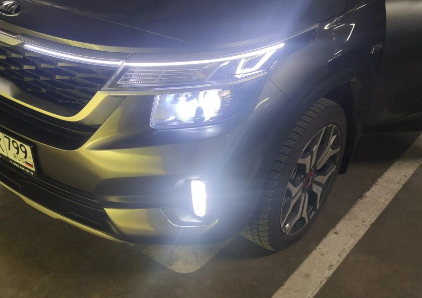 Киа Селтос светодиодные фары