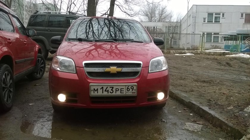 Противотуманные фары Шевроле Авео т250