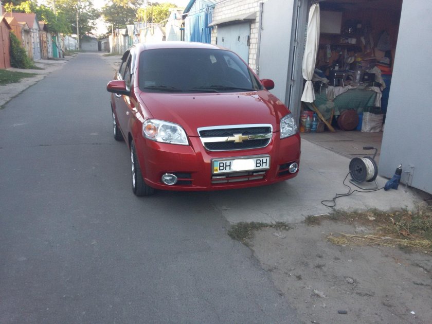 Шевроле Авео т250 с туманками