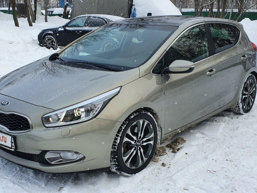 Kia Ceed 2013 зимние фото