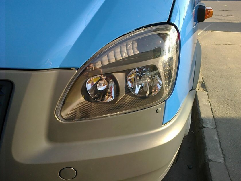 Черные фары Газель Некст