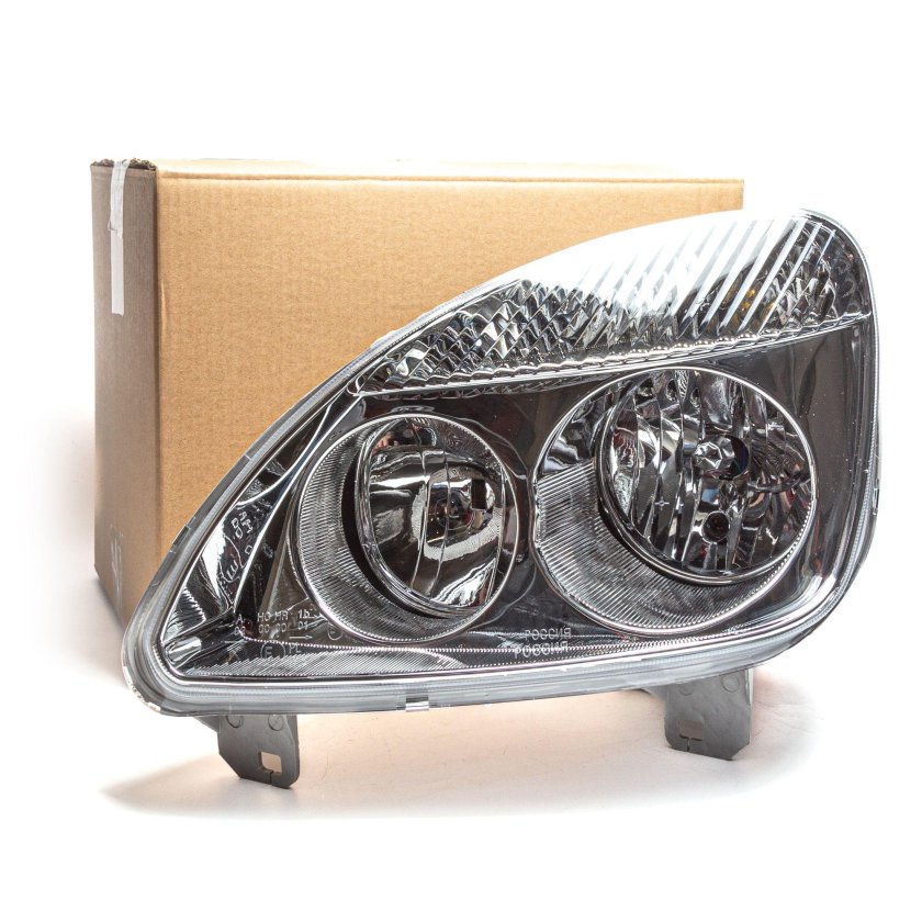 Фара блок ГАЗ-3302, 2217, 33104 левая н/о (стеклянный рассеиватель) 676.512.113