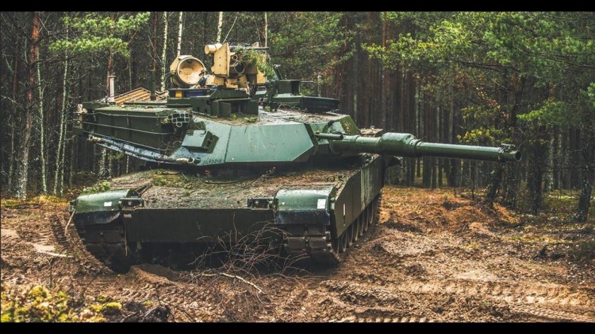 Abrams m1a2 в Лесном камуфляже