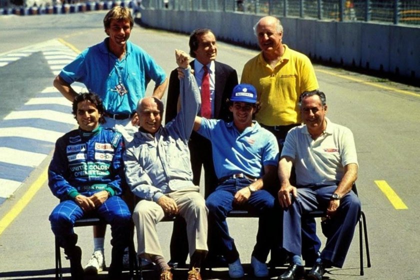 Хуан Мануэль Фанхио и Айртон Сенна