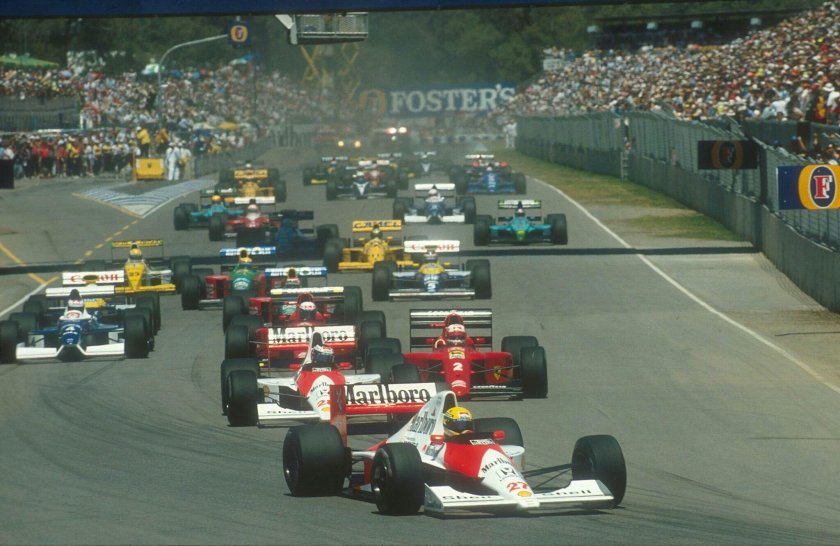 Айртон Сенна Найджел Мэнселл Жан Алези