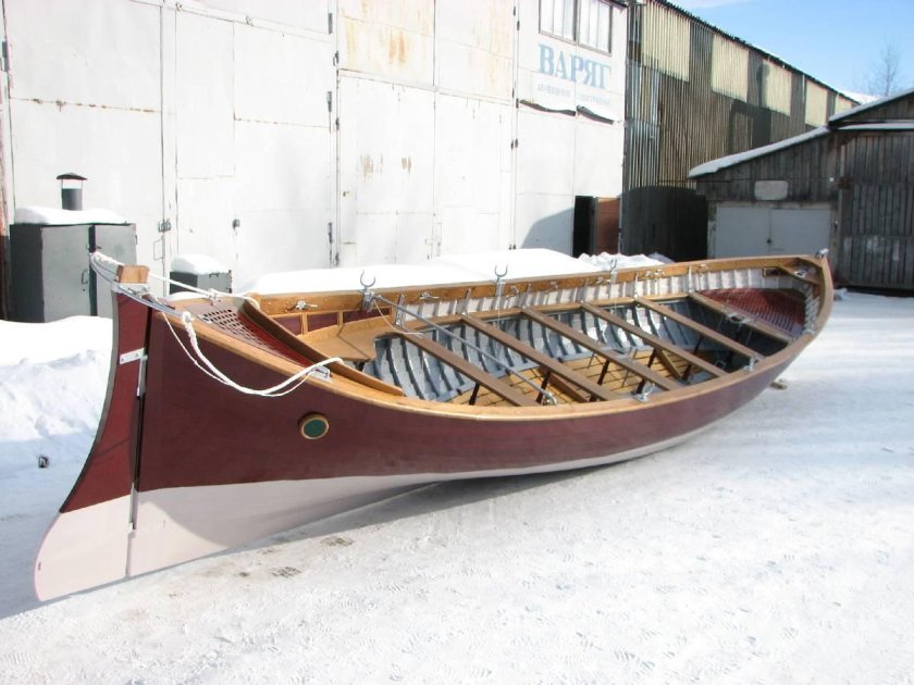 Вельбот парусно гребной