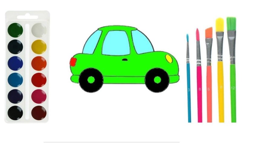 Машинка рисунок