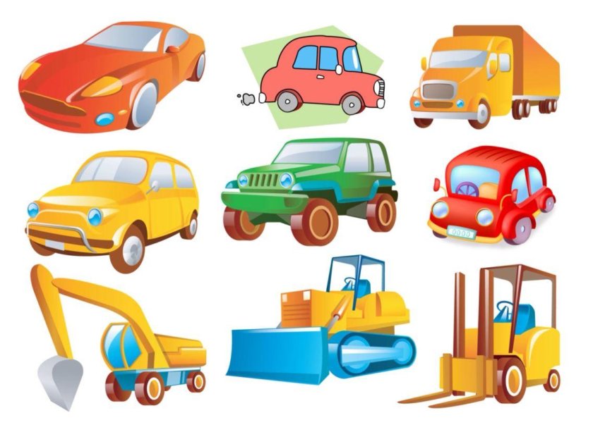 Машина мультяшный