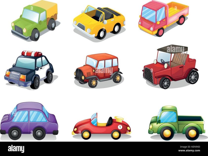 Детские машинки вектор