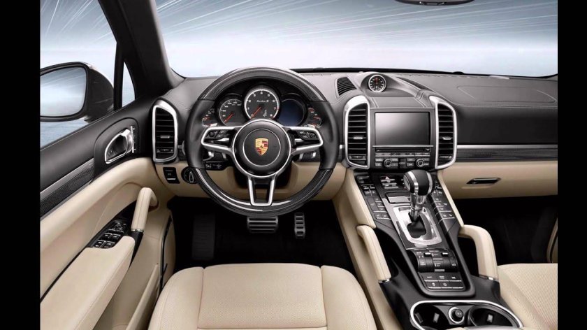 Порше Кайен 2016 интерьер