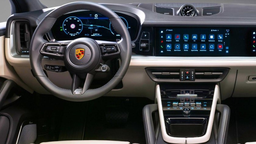 Porsche Cayenne 2023 интерьер