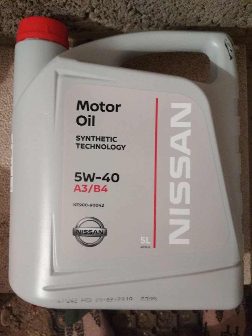 Nissan 5w40 4л