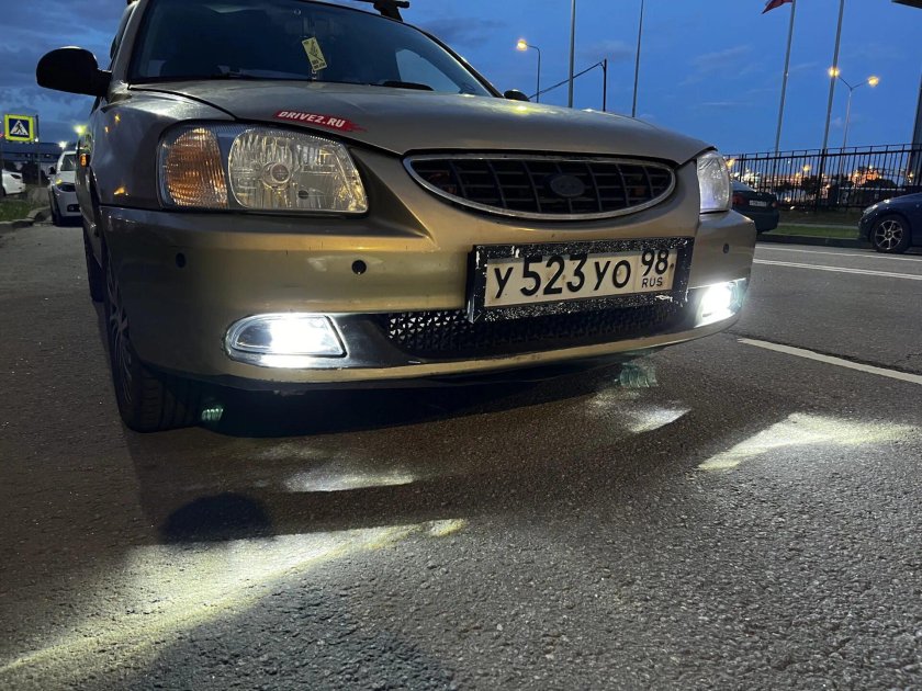 Противотуманки Hyundai Accent