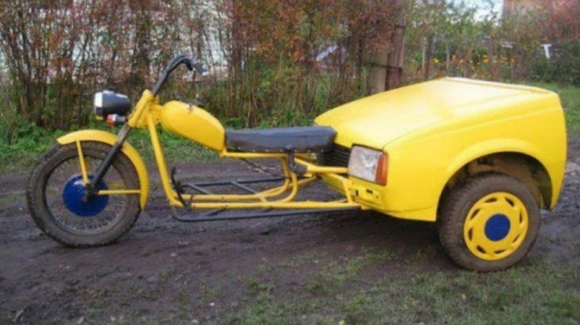 Мотоцикл Урал колхоз