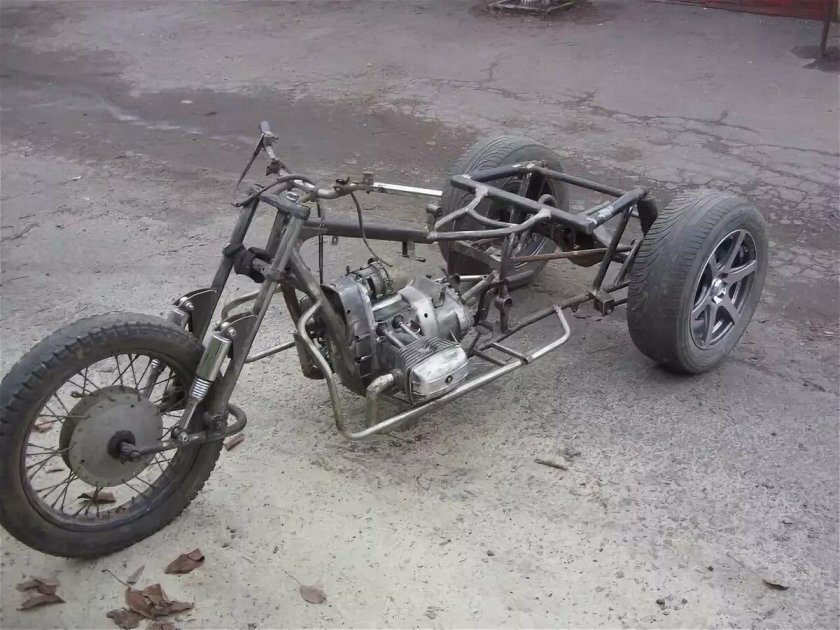 Трайк Урал самоделки