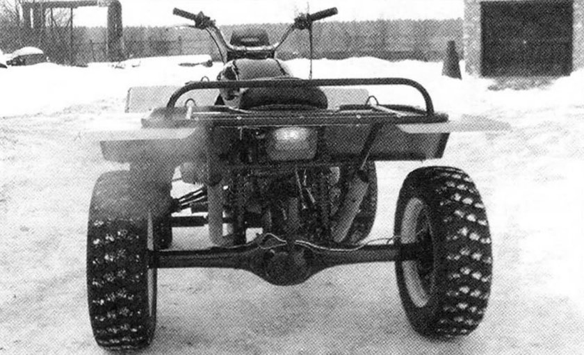 Квадрик с жигулевскими колесами