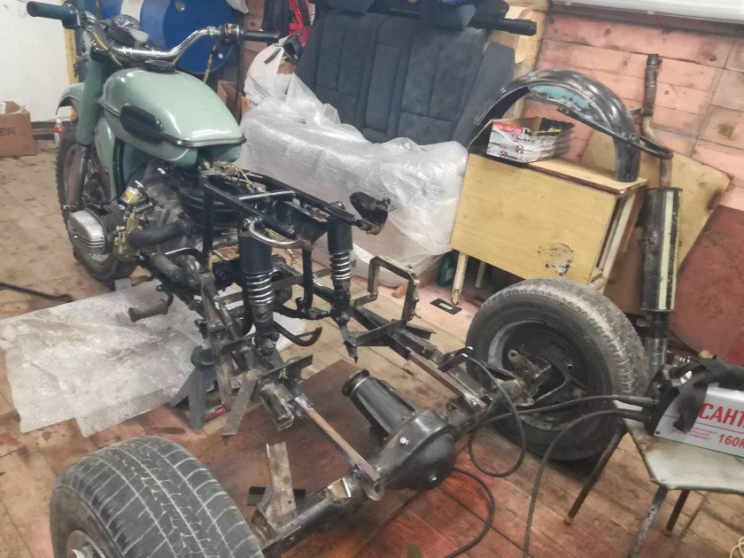 Трайк Урал самоделки