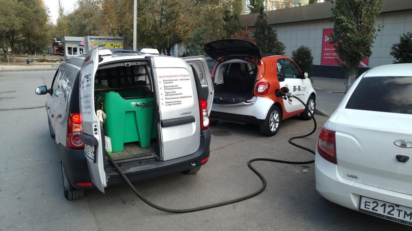 Лада Ларгус передвижная АЗС