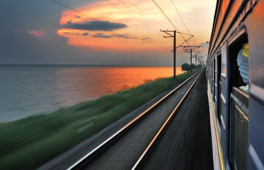 Вид из поезда