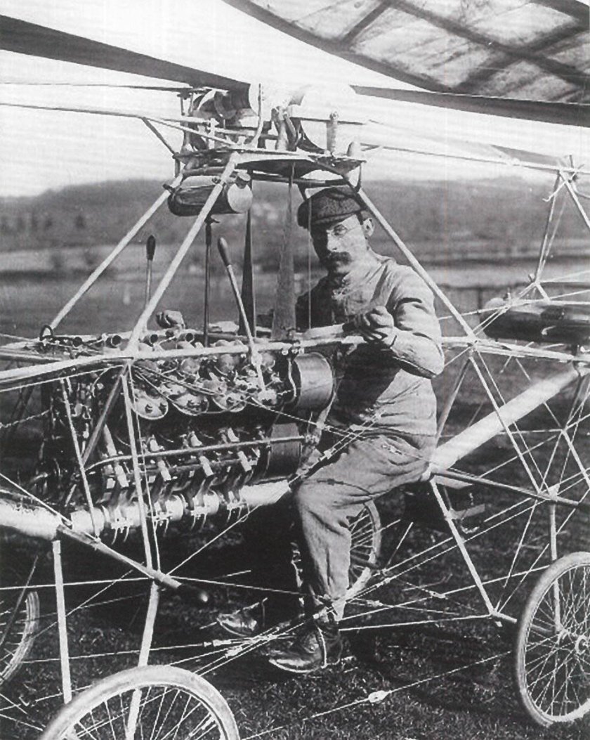 Первый вертолет 1907 год