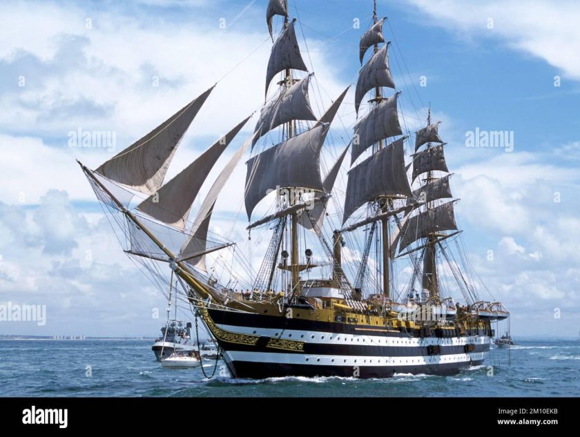 Итальянский парусный корабль Америго Веспуччи