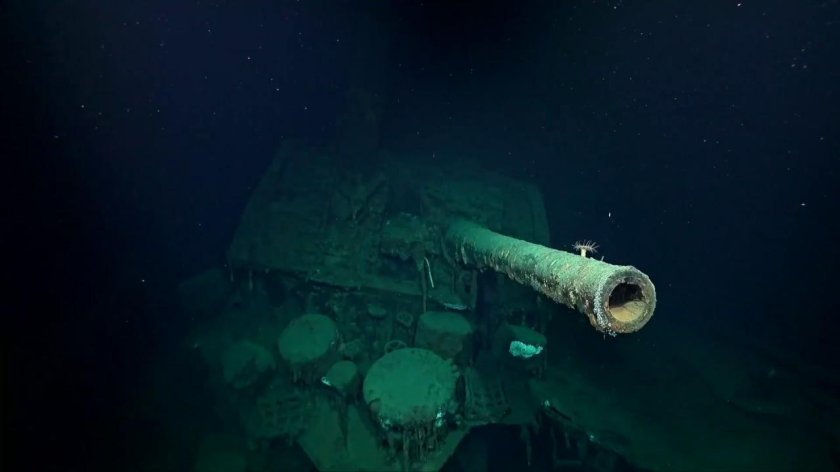 Крейсер Паллада на дне