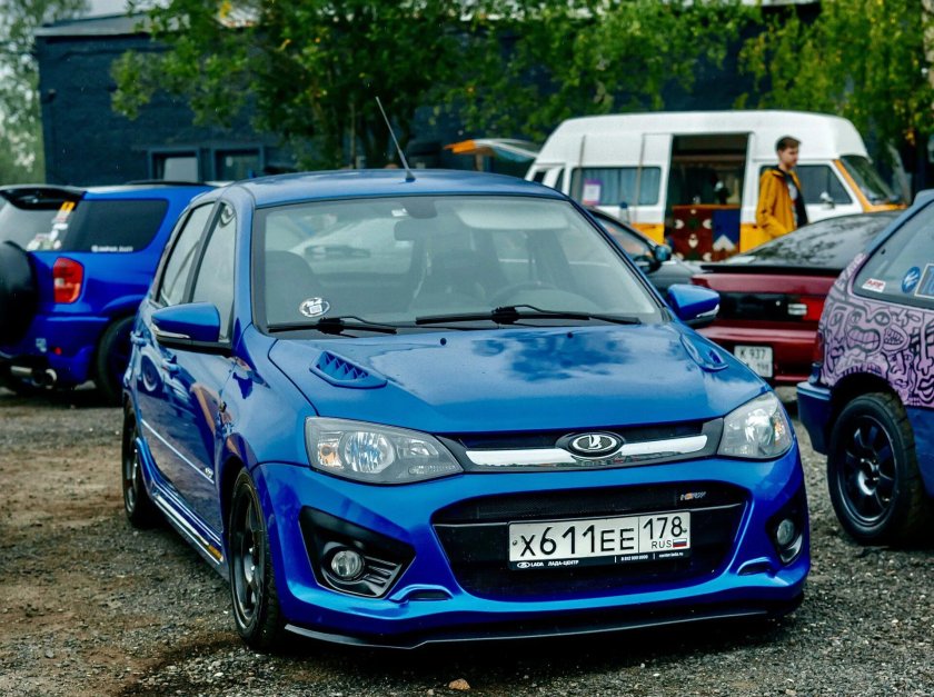 Kalina 2 Sport голубая Планета