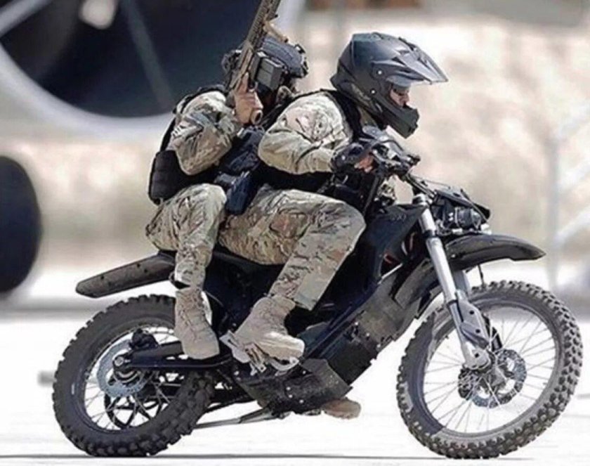 Спецназ на мотоциклах
