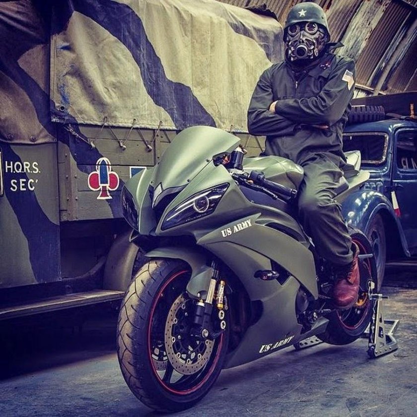 Yamaha r6 Army Edition