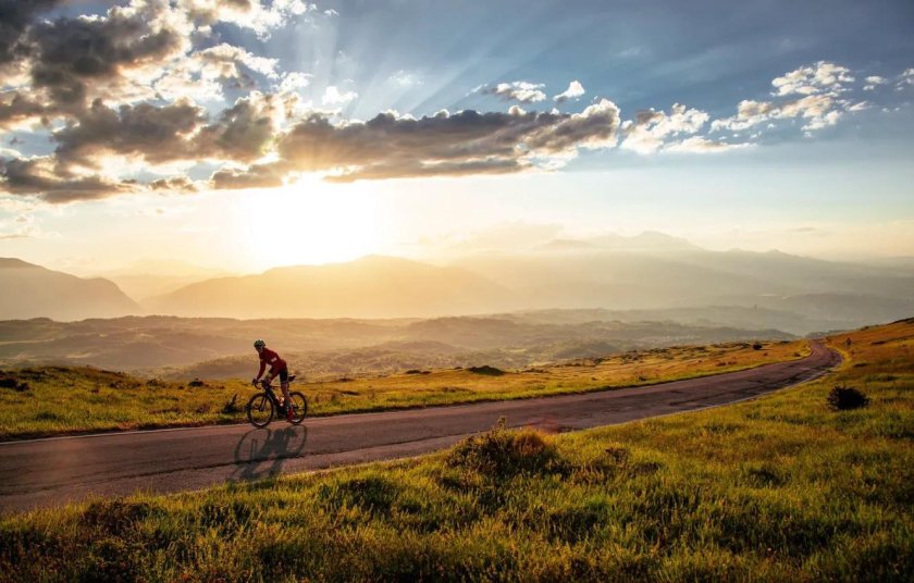 Велосипед в горах