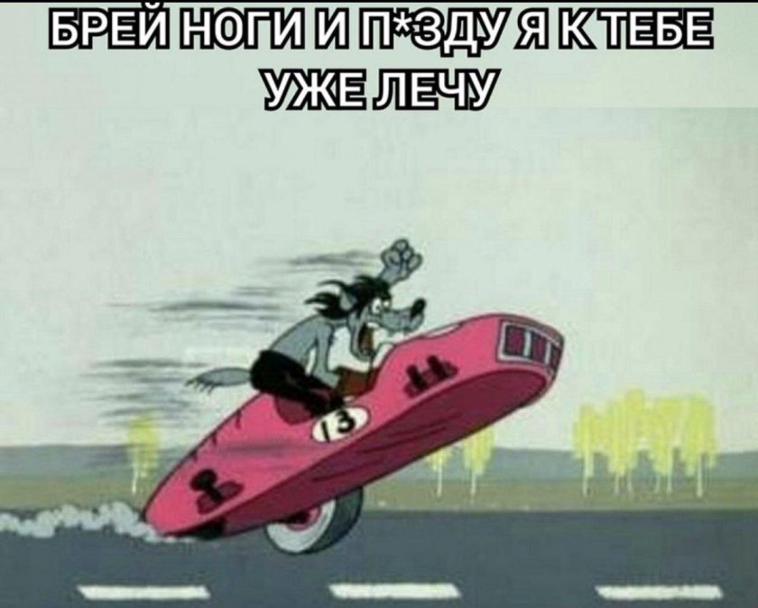 Волк на гоночной машине ну погоди
