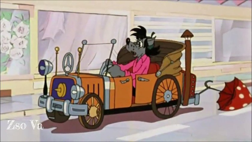 Ну погоди волк на машине