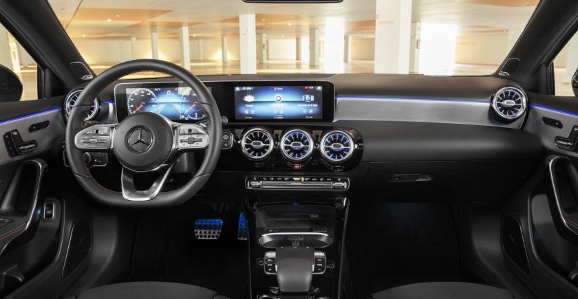 Мерседес а200 седан салон