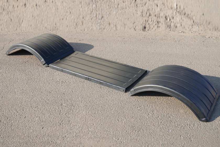 Крыло к-860 спаренное на 2- оси миксер тягач металл.площадка