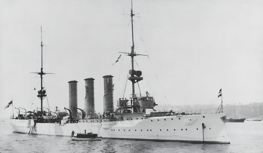 Бронепалубный крейсер Рейна Рехенте