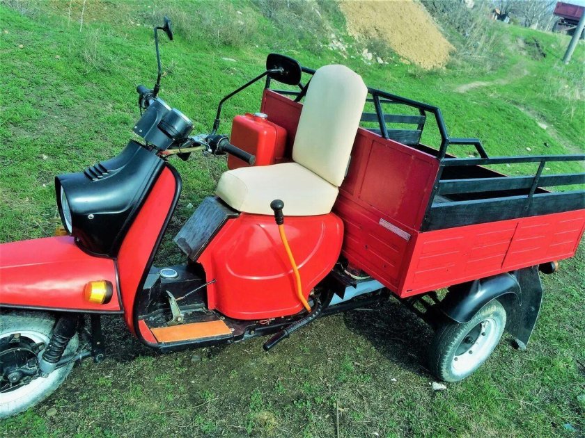 Грузовой мотороллер «муравей-3»