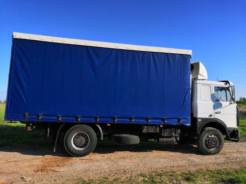 МАЗ 5336 бортовой тент