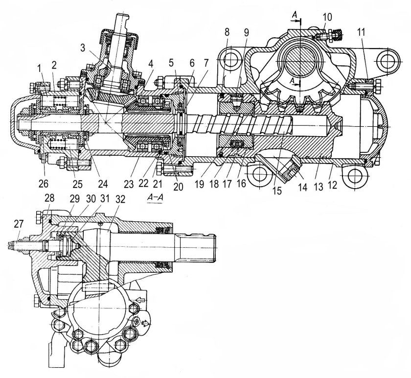 Рулевой механизм КАМАЗ 5320