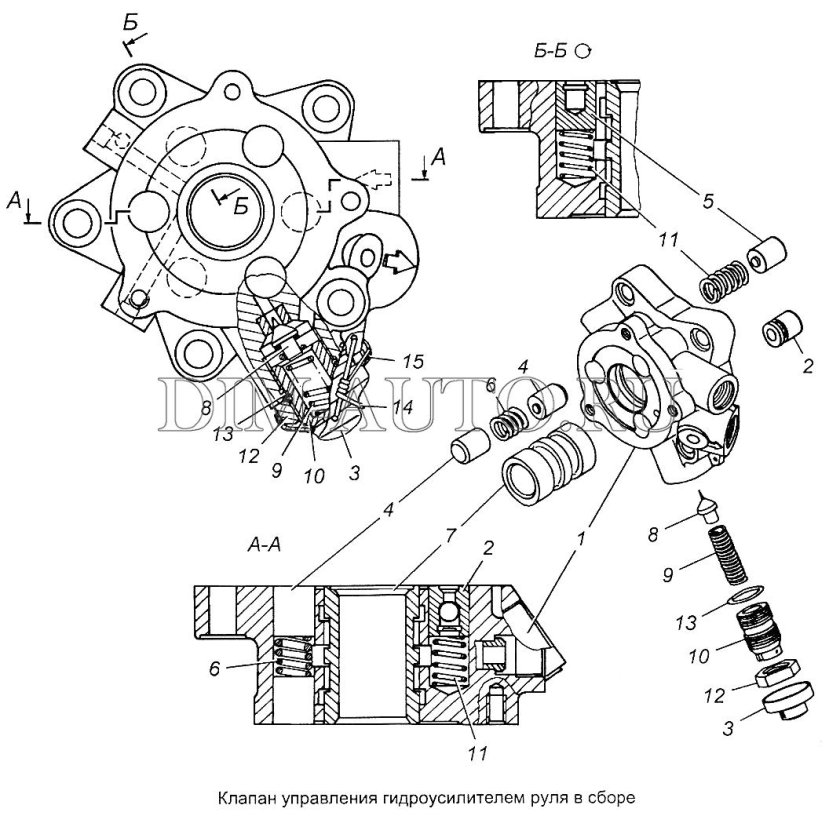 Клапан ГУР КАМАЗ 4310