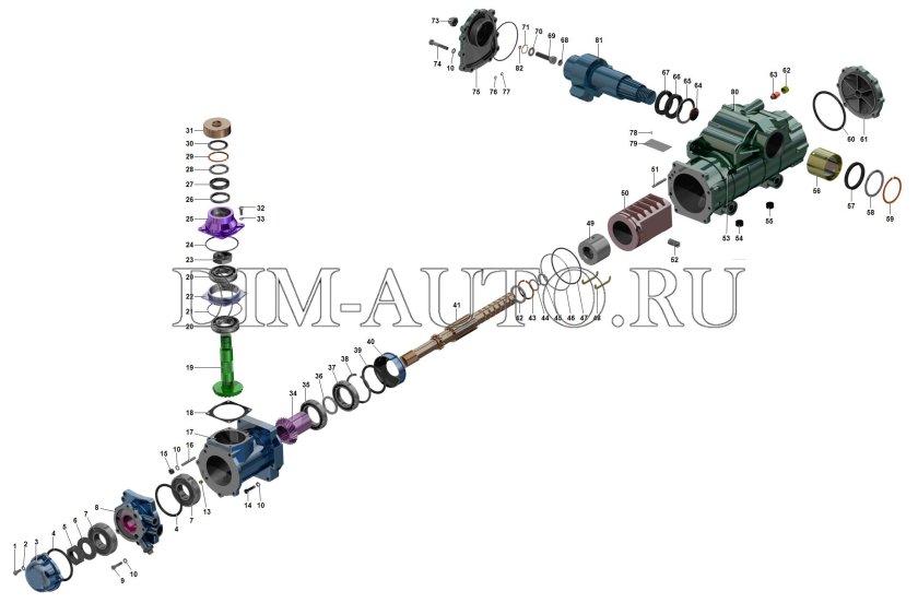 Рулевой редуктор КАМАЗ 6520 ZF