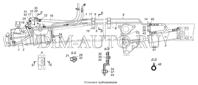 Рулевое управление КАМАЗ 63501
