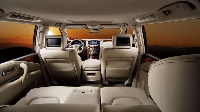 Nissan Patrol y62 Interior