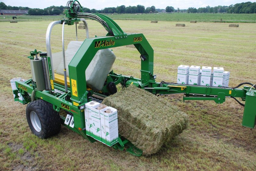 Обмотчик квадратных тюков фс17