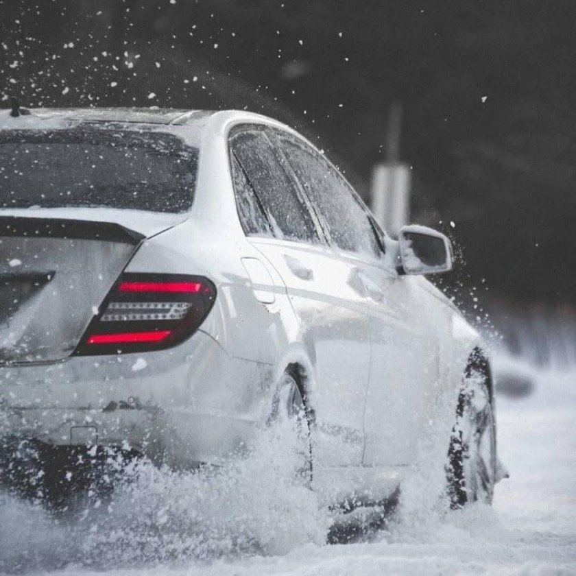 Мерседес w204 зима