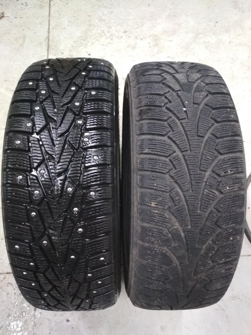 Шипованная резина и липучка