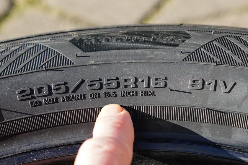 Резина липучка маркировка