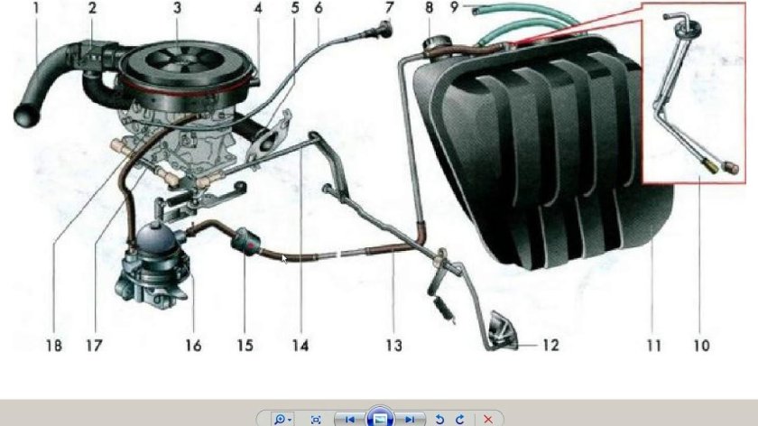Топливная система ВАЗ 2105 карбюратор
