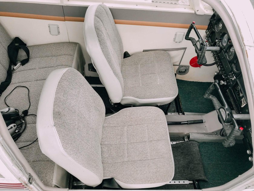 Полет на самолете пипер