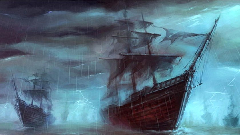 Корабль "Летучий голландец"